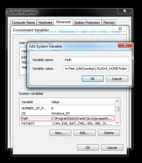 Adding new system var