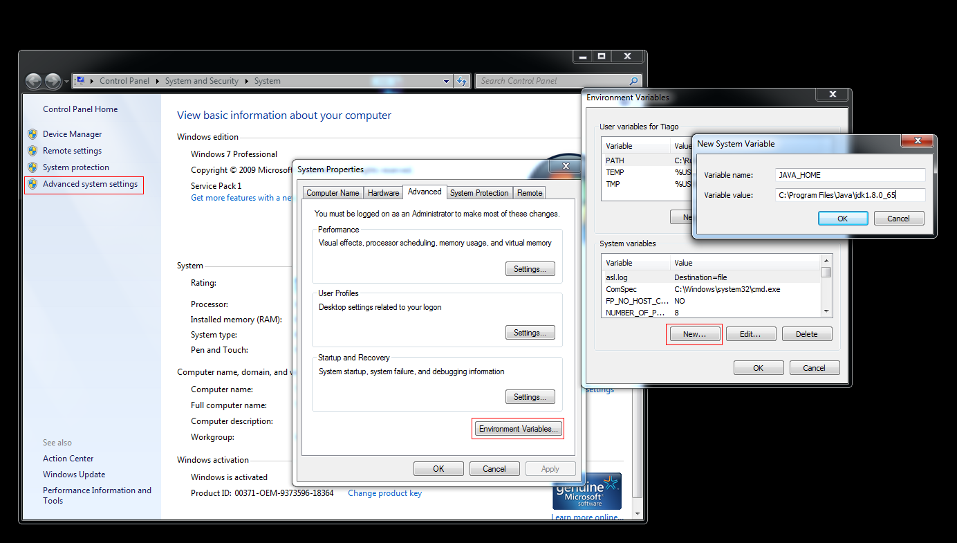Windows Edit System Var Path